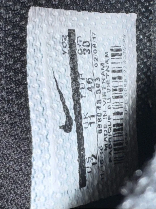 N-Q95 (NIKE METCON REPPER DSX BLK/WHT) Size 12 - Picture 3 of 3